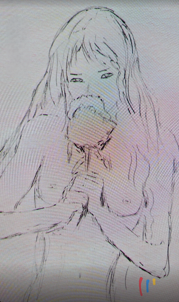 Digital artwork exploring themes of deep introspection and connection.